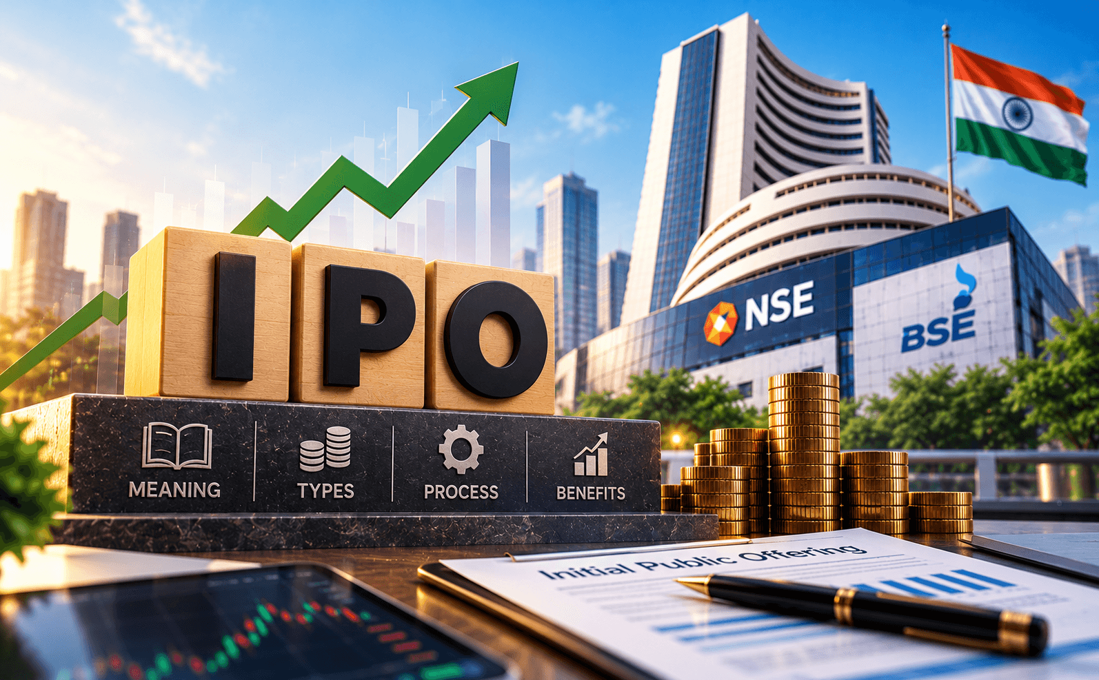 Understanding IPOs: Definition, Types, Process, and Benefits in India
An Initial Public Offering (IPO) marks a company's transition from private to public, allowing it to raise capital by selling shares to the public for the first time. In India, there are various types of IPOs, including Book Building and Fixed Price offerings, each serving different funding strategies.
The IPO process involves several steps: selecting an investment bank, drafting a prospectus, regulatory approval, and listing shares on the stock exchange. This pathway not only boosts a company's visibility and credibility but also provides investors with an opportunity to gain ownership in emerging firms.
Overall, IPOs can foster growth, enhance market liquidity, and contribute significantly to the economy. – IPO GMP News